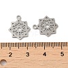 Non-Tarnish 304 Stainless Steel Charms STAS-J042-03P-3