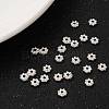 Alloy Beads Daisy Spacer Beads LF1249Y-01S-RS-4