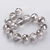 Electroplate Glass Bead Strands EGLA-J140-PL02-16mm-2