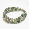Natural Moss Agate Beads Strands X-G-F453-4mm-2