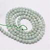 Natural Amazonite Beads Strands G-N0197-02-3mm-3
