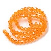 Transparent Electroplate Glass Beads Strands EGLA-A039-T3mm-A23-2