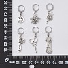 Sewing Theme Alloy Multifunction Pendant Decorations HJEW-CJ00004-2