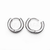 304 Stainless Steel Huggie Hoop Earrings EJEW-F111-14mm-P-2