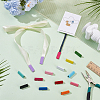 26Pcs 13 Colors Iron Ribbon Crimp Ends FIND-AR0006-13-4