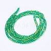 Spray Painted Crackle Glass Beads Strands X-CCG-Q002-4mm-07-3