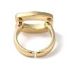 Alloy Open Cuff Rings for Women RJEW-S412-04G-08-4