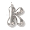 Non-Tarnish 304 Stainless Steel Pendants STAS-M017-08P-11-1