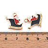 Golden Plated Alloy Enamel Pendants LS-ENAM-T009-88-RS-3