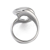 Non-Tarnish Ion Plating(IP) 304 Stainless Steel Rings for Women RJEW-K270-03B-P-3