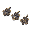 Tibetan Style Alloy Pendants TIBEP-A12063-LF-3