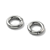 304 Stainless Steel Spring Gate Clasp Findings STAS-B082-05C-P-2