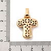 Brass Micro Pave Cubic Zirconia Pendants KK-C076-29T-G01-3