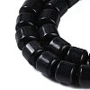 Natural Black Obsidian Beads Strands G-L604-E05-01-4