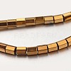 Electroplate Non-magnetic Synthetic Hematite Bead Strands G-F300-38A-03-1