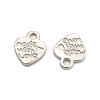 Ideas for Valentines Day Gifts Tibetan Style Alloy Pendants X-TIBEP-LF0004Y-P-2