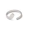 Non-Tarnish 304 Stainless Steel Open Cuff Rings RJEW-Q808-02A-P-2