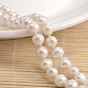 Natural Pearl Beads Necklace NJEW-P126-A-10-2