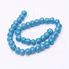 Imitation Jade Glass Beads Strands EGLA-E045-C03-2
