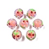 Transparent Acrylic Enamel Beads TACR-G040-01F-3