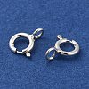 Sterling Silver Spring Ring Clasps X-STER-A007-32-3
