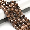 Natural Black Sunstone Beads Strands G-U009-A01-03-2