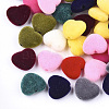 Flocky Acrylic Beads FIND-T046-34-1