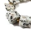 Raw Rough Natural Seaame Jasper Beads Strands G-Z087-B03-4