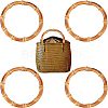 Wood Bag Handle FIND-WH0043-26-1