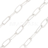 925 Sterling Silver Paperclip Link Alternating Twist Chains STER-NH0001-82S-2
