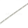 304 Stainless Steel Figaro Chain Necklace Making LS-STAS-A028-N022MP-2