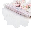 10Pcs 10 Styles Flower Tree Waterproof PET Stickers DIY-G121-03F-4