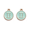 Alloy Enamel Pendants ENAM-S124-01A-15I-1