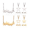 Kissitty 4 Set 4 Style Jewelry Set with 1Pc Necklace SJEW-KS0001-02-7