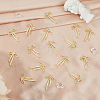 30Pcs Alloy Pendants FIND-FH0010-03G-4
