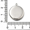 304 Stainless Steel Pave Natural Paua Shell Pendants STAS-Z125-01G-P-3
