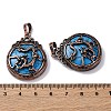 Synthetic Turquoise Pendants G-A241-02R-05-3