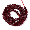 Dyed Natural White Jade Beads Strands G-T139-6mm-60-12-2