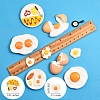 10Pcs 10 Style Fried Egg Pendants for DIY Jewelry Making Finding Kit DIY-SZ0005-84-2