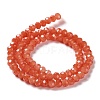 Baking Paint Imitation Jade Glass Bead Strands LS-DGLA-A034-J6MM-A12-5