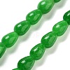 Natural Malaysia Jade Dyed Beads Strands G-B106-A09-01-1