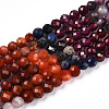 Natural & Synthetic Mixed Gemstone Beads Strands G-D080-A01-02-10-4