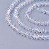 Natural White Topaz Beads Strands G-F619-28-3mm-3