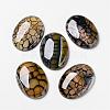 Natural Dragon Veins Cabochons G-F296-05-22x30mm-1