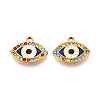 304 Stainless Steel Rhinestone Pendants STAS-N110-53B-G-1