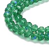 Electroplate Glass Beads Strands X1-EGLA-A034-T8mm-L12-3