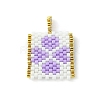 Handmade MIYUKI Japanese Seed Loom Pattern Seed Beads PALLOY-MZ00126-2
