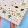 10Pcs 5 Colors Brass Enamel Pendants KK-SZ0004-01-4