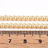 Baking Paint Pearlized Glass Pearl Bead Strands HY-N002-3mm-A09-5