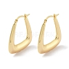 Brass Hoop Earrings EJEW-H301-02G-02-1